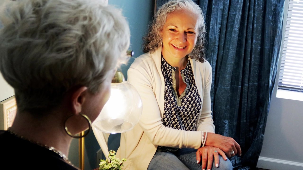 Carli in a guidance conversation with a client